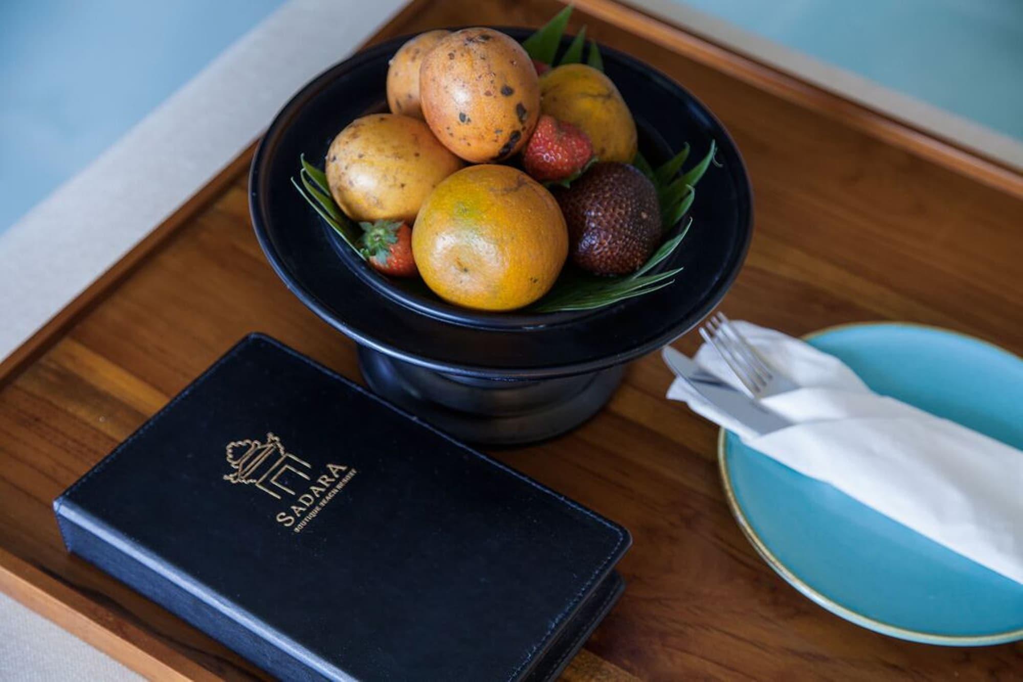 Sadara Resort Nusa Dua  Ngoại thất bức ảnh A fruit bowl at a hotel